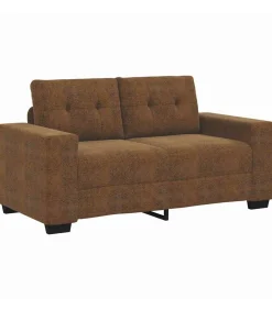 Sale Loveseat met kussen Bruin Kunstleer Zetels