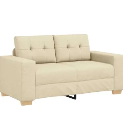 Outlet Loveseat met kussen Crème Stof Zetels