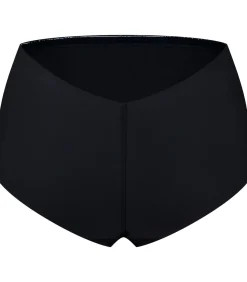 DAMES Bye Bra Low Back Midden Taille Slip | Zwart Xl