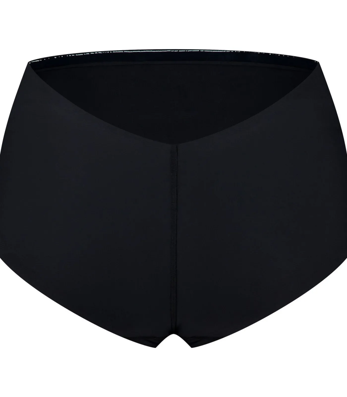 DAMES Bye Bra Low Back Midden Taille Slip | Zwart Xl