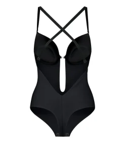 Best Low Back Sensuele Bodysuit | Zwart Xl DAMES Corrigerend Ondergoed