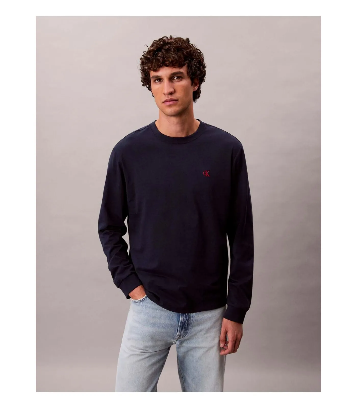 New Ls Easy Monogram Tee Heren T-Shirts & Polo's