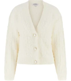 Ls Vn Kinako Fuzzy Cardigan DAMES Truien & Cardigans