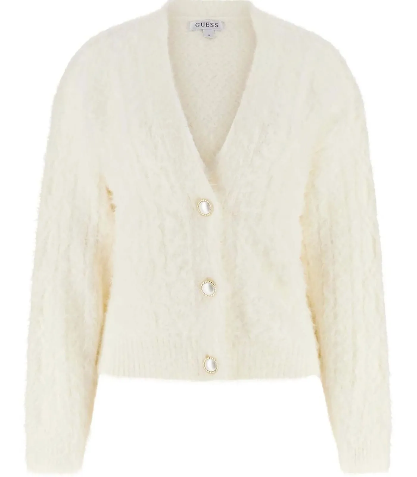 Ls Vn Kinako Fuzzy Cardigan DAMES Truien & Cardigans