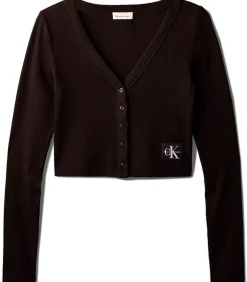 DAMES Calvin Klein Jeans Ls Woven Label 2X2 C