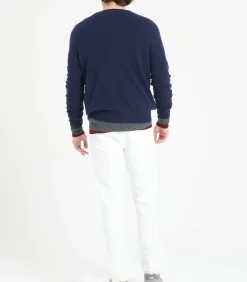 LUKE 1 V-hals Trui - 100% kasjmier Heren Truien & Cardigans