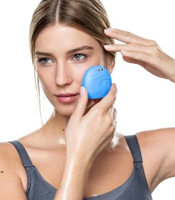 LUNA Fofo Aquamarine Gezichtsborstel met huidanalyse Gezichtsverzorgings Accessoires