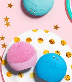 LUNA Fofo Aquamarine Gezichtsborstel met huidanalyse Gezichtsverzorgings Accessoires