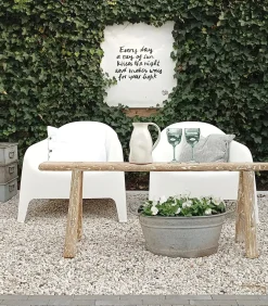 Hot Luxe - Aardewerk - Medium - Karaf - Wit Glazen & Karaffen