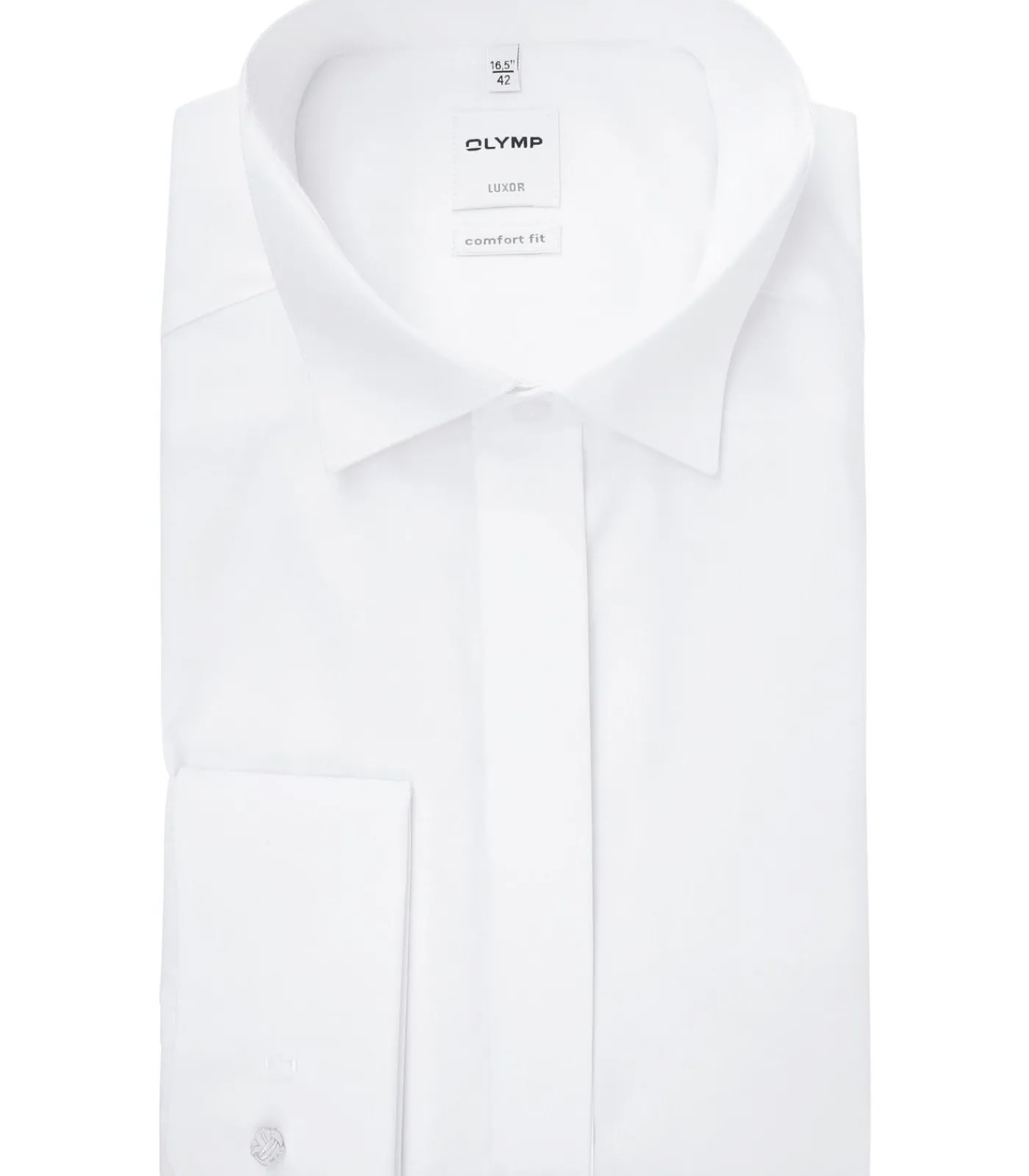 Sale Luxor Smoking Overhemd Wit Comfort Fit Heren Kostuums & Blazers