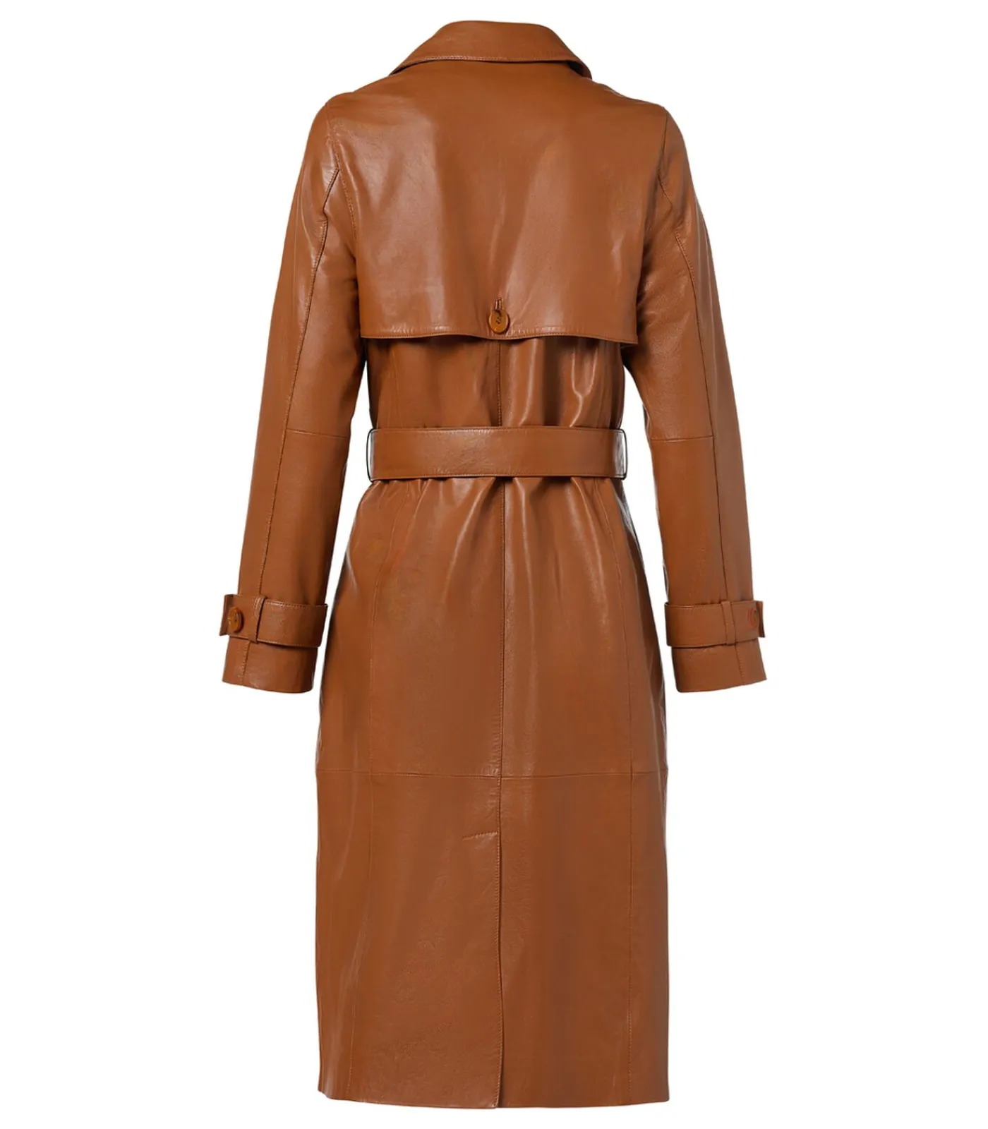 DAMES Mart Visser Lyana Leren Jas Cognac