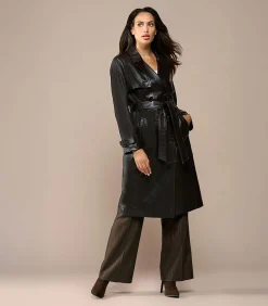 DAMES Mart Visser Lyana Leren Jas Donkerbruin