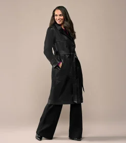 DAMES Mart Visser Lyana Leren Jas Zwart