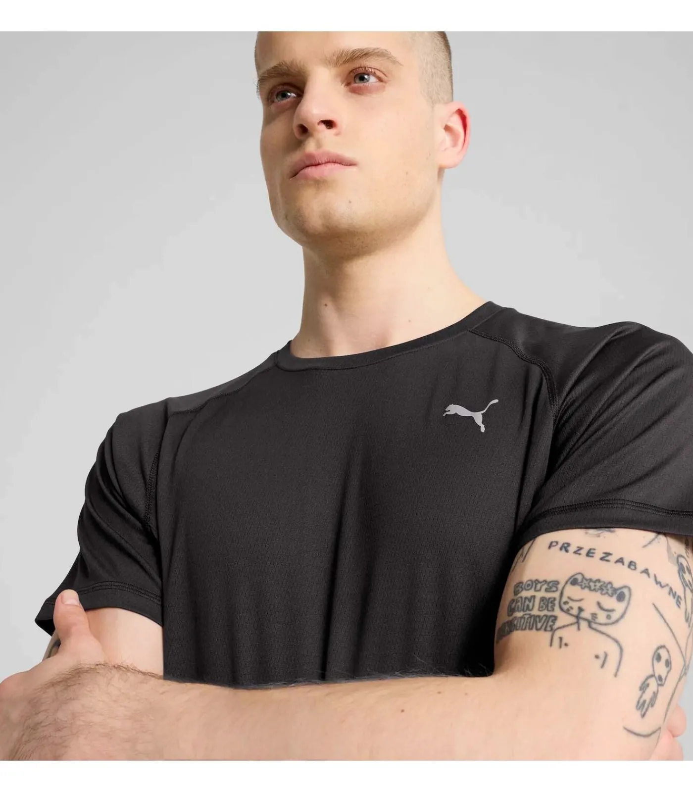 Heren PUMA M Run Velocity Tee (Poly)