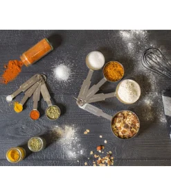 New Maatlepels - RVS - 4-delig Bakken