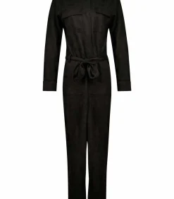 DAMES Deeluxe MADIA - Lange suède jumpsuit voor dames