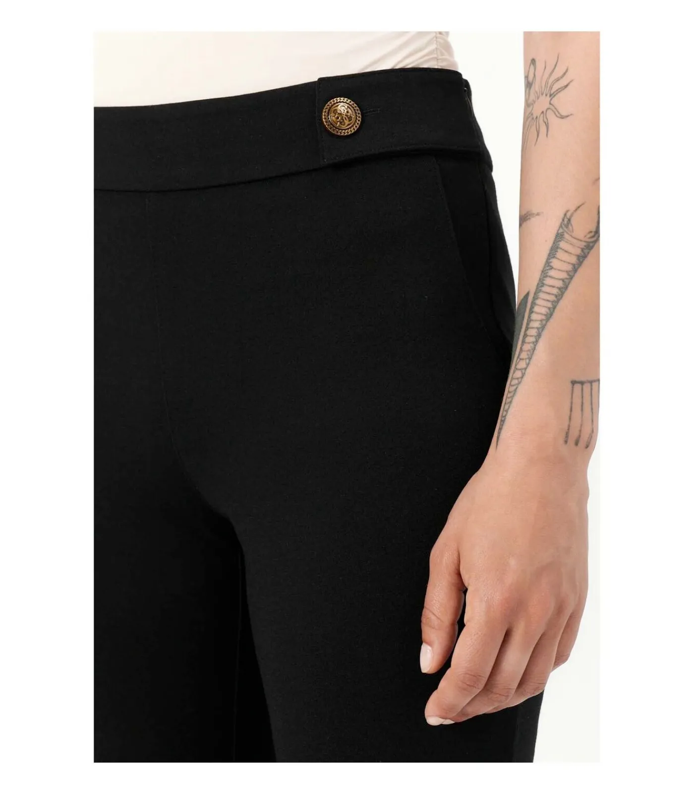 DAMES GUESS Maelice Buttons Flare Pant