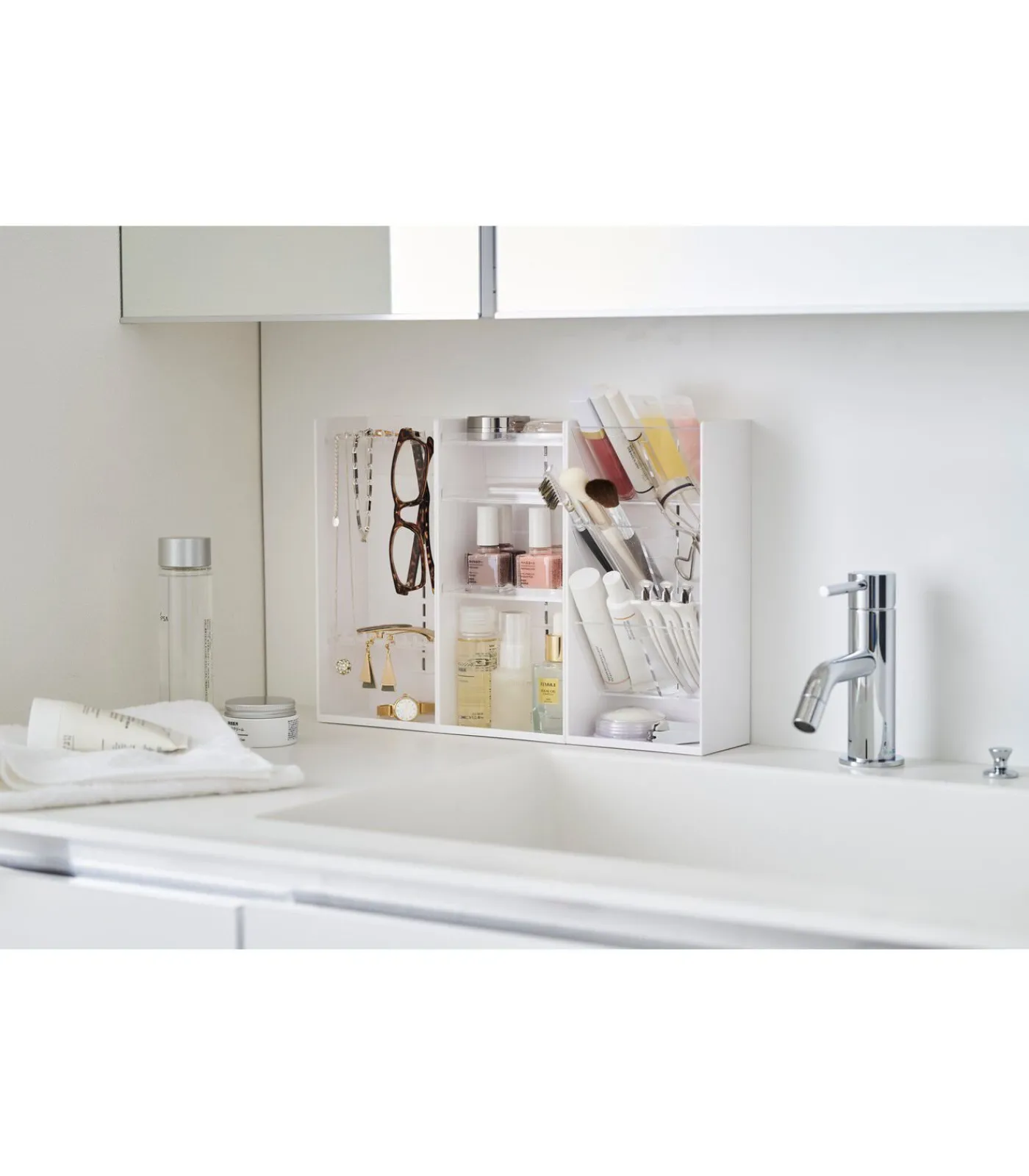 YAMAZAKI Make up Organizer - Tower - Wit