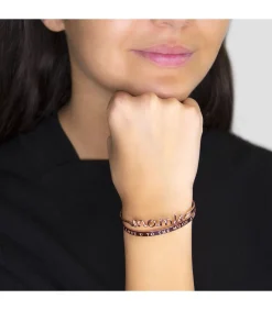 Discount MAMIE roze letterdraad armband met boodschap DAMES Armbanden