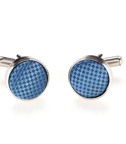 Heren Shirts & co Manchetknopen zijde jeans