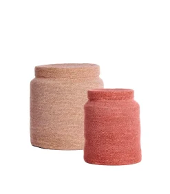 Light & Living Mand Betania - Lichtroze - Ø33cm - Set van 2