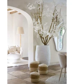 Light & Living Mand Kenmare - Crème - Ø34cm - Set van 3