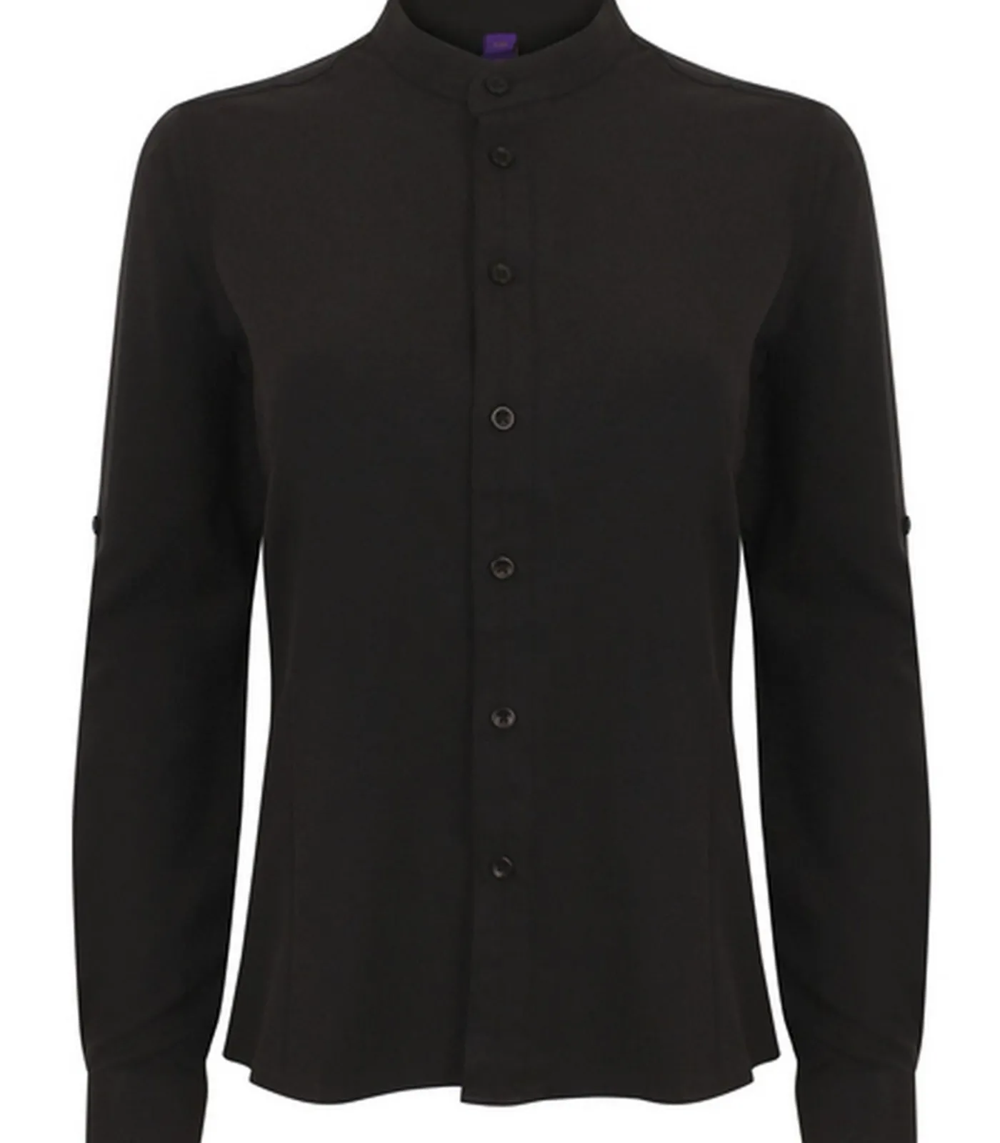 Discount MANDARIN COLLAR - Shirt - Zwart DAMES Overhemden & Blouses