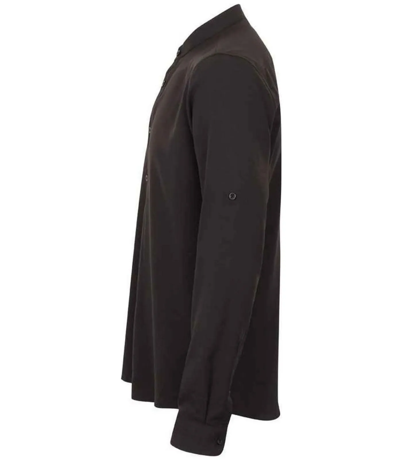 Heren Henbury MANDARIN COLLAR - Shirt - Zwart