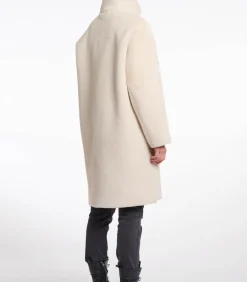 DAMES Rino&Pelle Mantel van imitatiebont met hoge kraag Berk 42