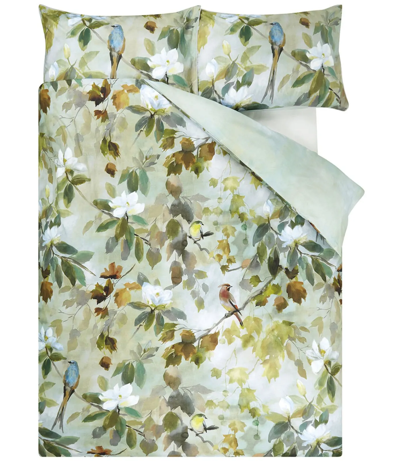 DESIGNERS GUILD Maple Tree Dekbedovertrek in katoen perkal met print