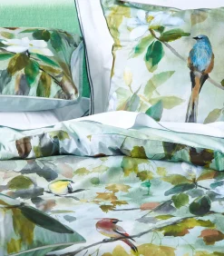 DESIGNERS GUILD Maple Tree Dekbedovertrek in katoen perkal met print