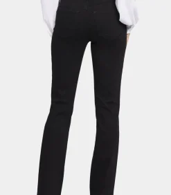 DAMES NYDJ Marilyn Straight Jeans Zwart Waist-Match™ Denim