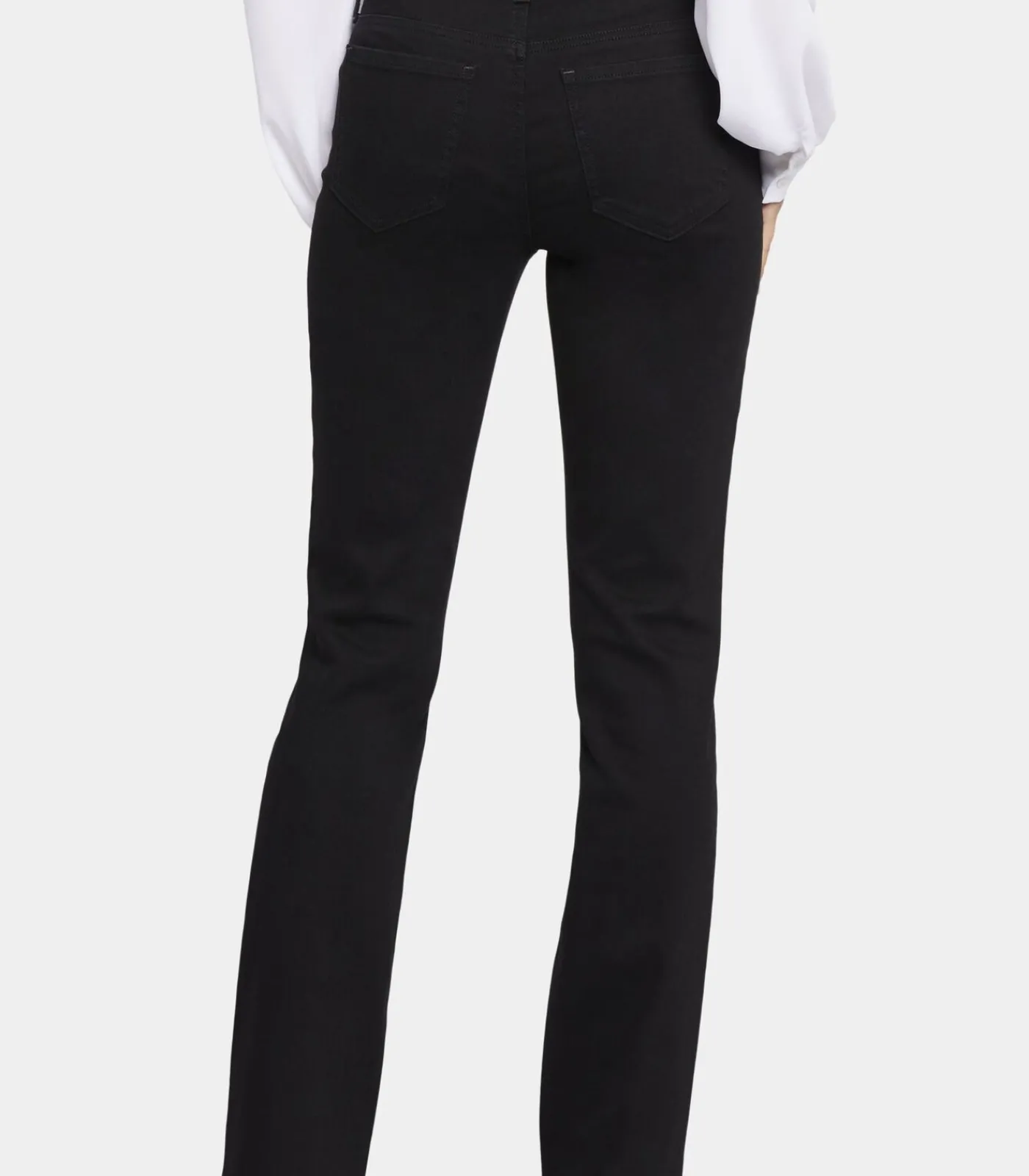 DAMES NYDJ Marilyn Straight Jeans Zwart Waist-Match™ Denim