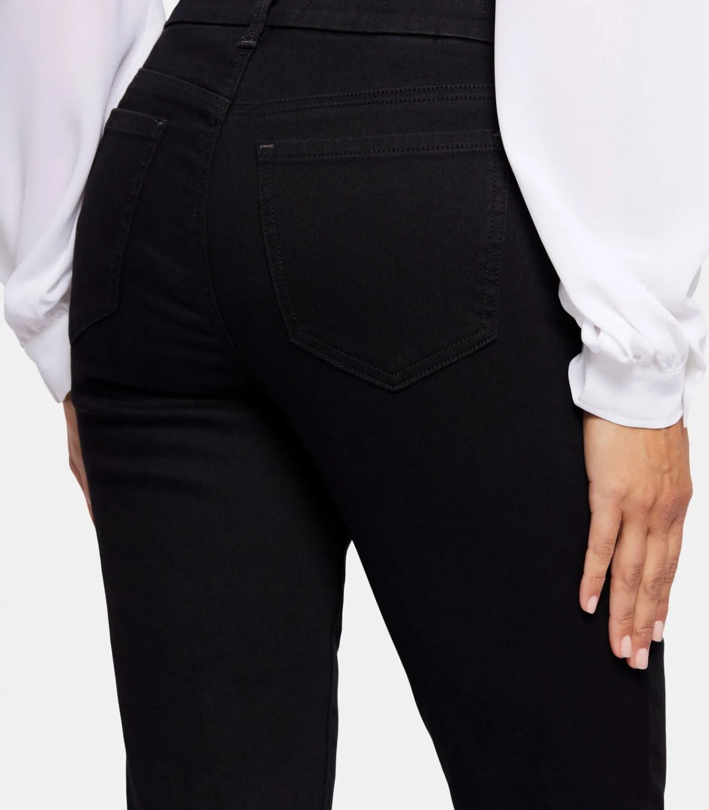 DAMES NYDJ Marilyn Straight Jeans Zwart Waist-Match™ Denim