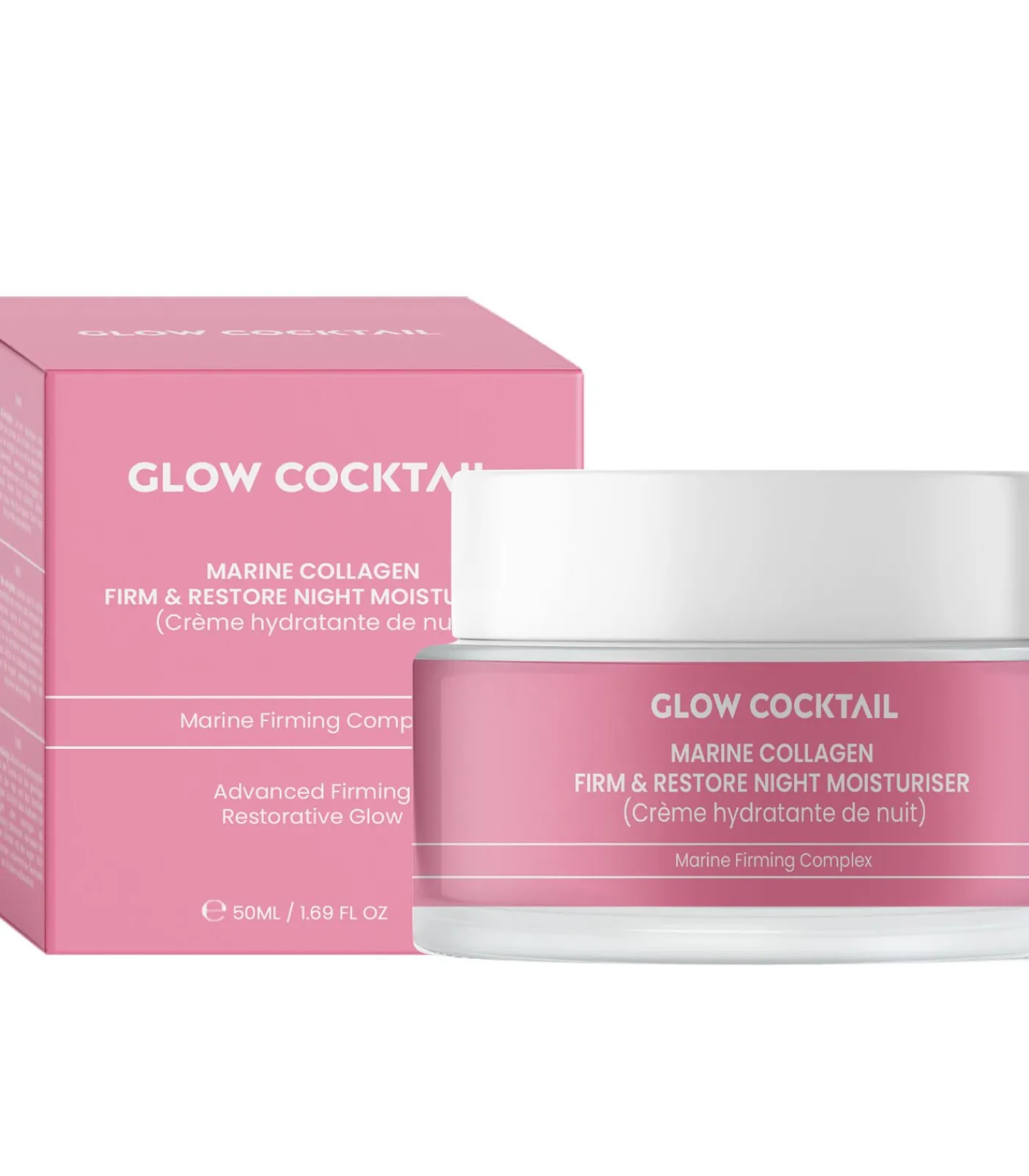 Hot Marine Collageen Verstevigende & Herstellende Nachtcrème 50ml Skincare