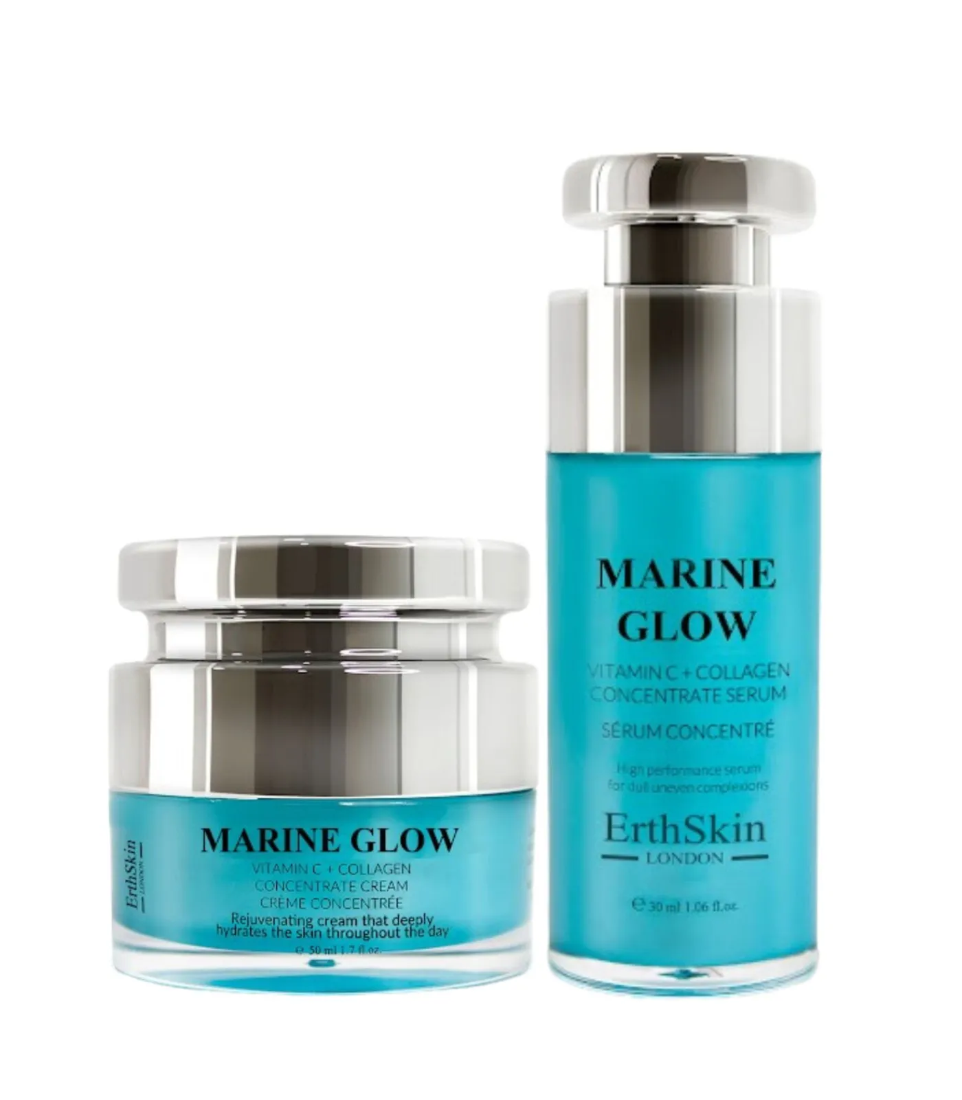 Best Marine Glow Vitamine C + Collageenconcentraat Serum + Marine Concentraat Crème Gezicht Sets