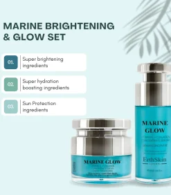Best Marine Glow Vitamine C + Collageenconcentraat Serum + Marine Concentraat Crème Gezicht Sets