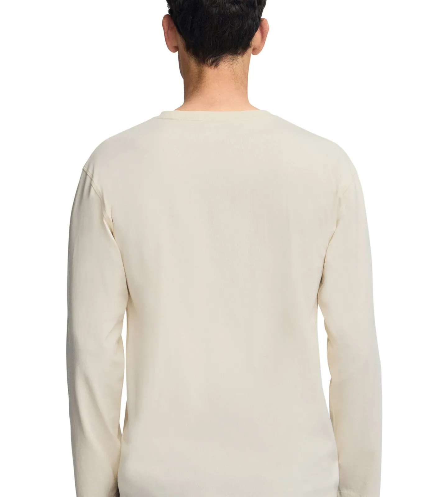 Heren Polo Club Marineblauw T-shirt met lange mouwen en -opdruk Established 2012