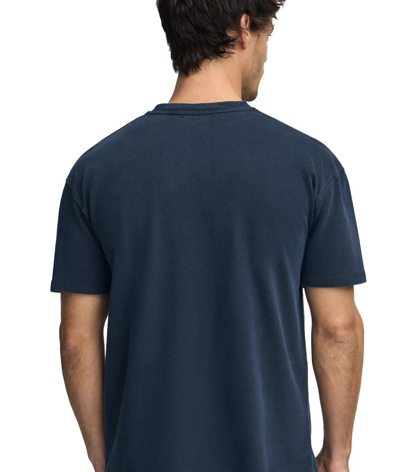 Marineblauw T-shirt Tarak met -logo Heren T-Shirts & Polo's