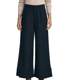 DAMES Polo Club Marineblauwe broek met loose fit en -details