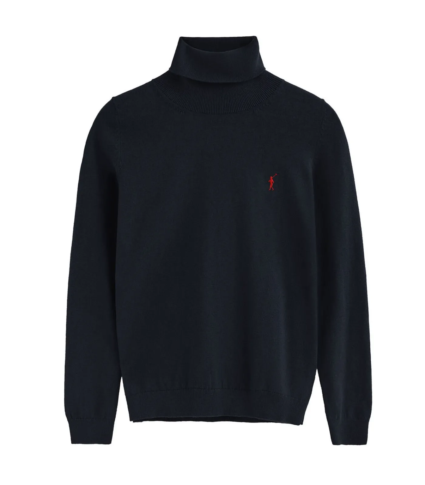 Clearance Marineblauwe coltrui van wolmix met geborduurd Rigby Go-logo DAMES Truien & Cardigans