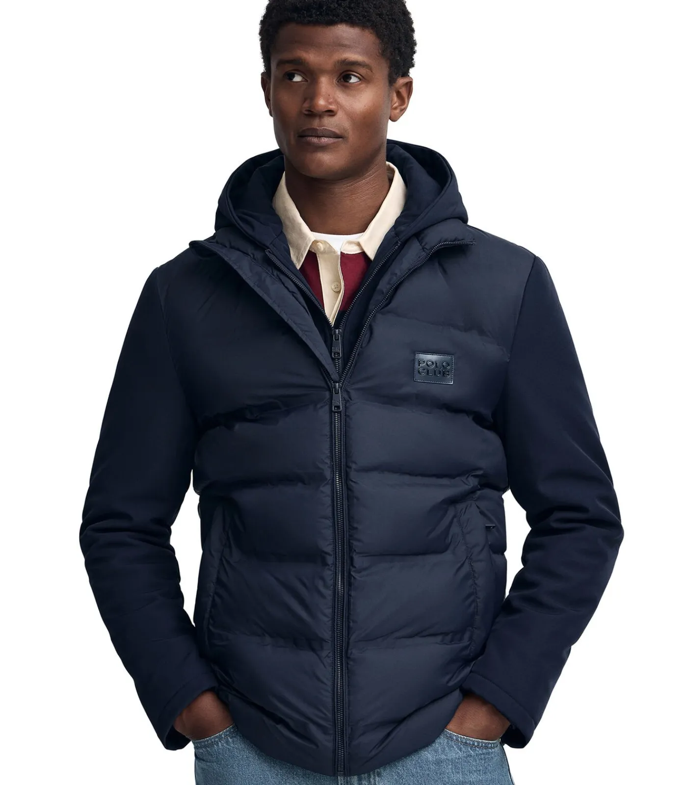 Heren Polo Club Marineblauwe jas Cenit met -logo