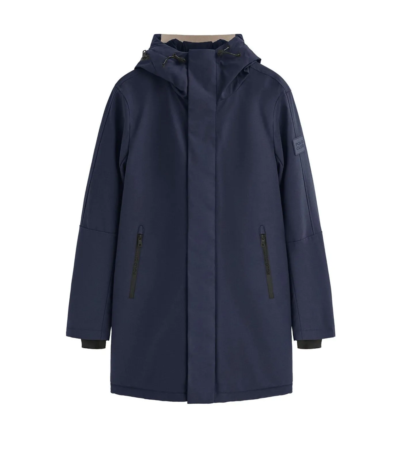 Clearance Marineblauwe jas Voguel met -logo Heren Jassen