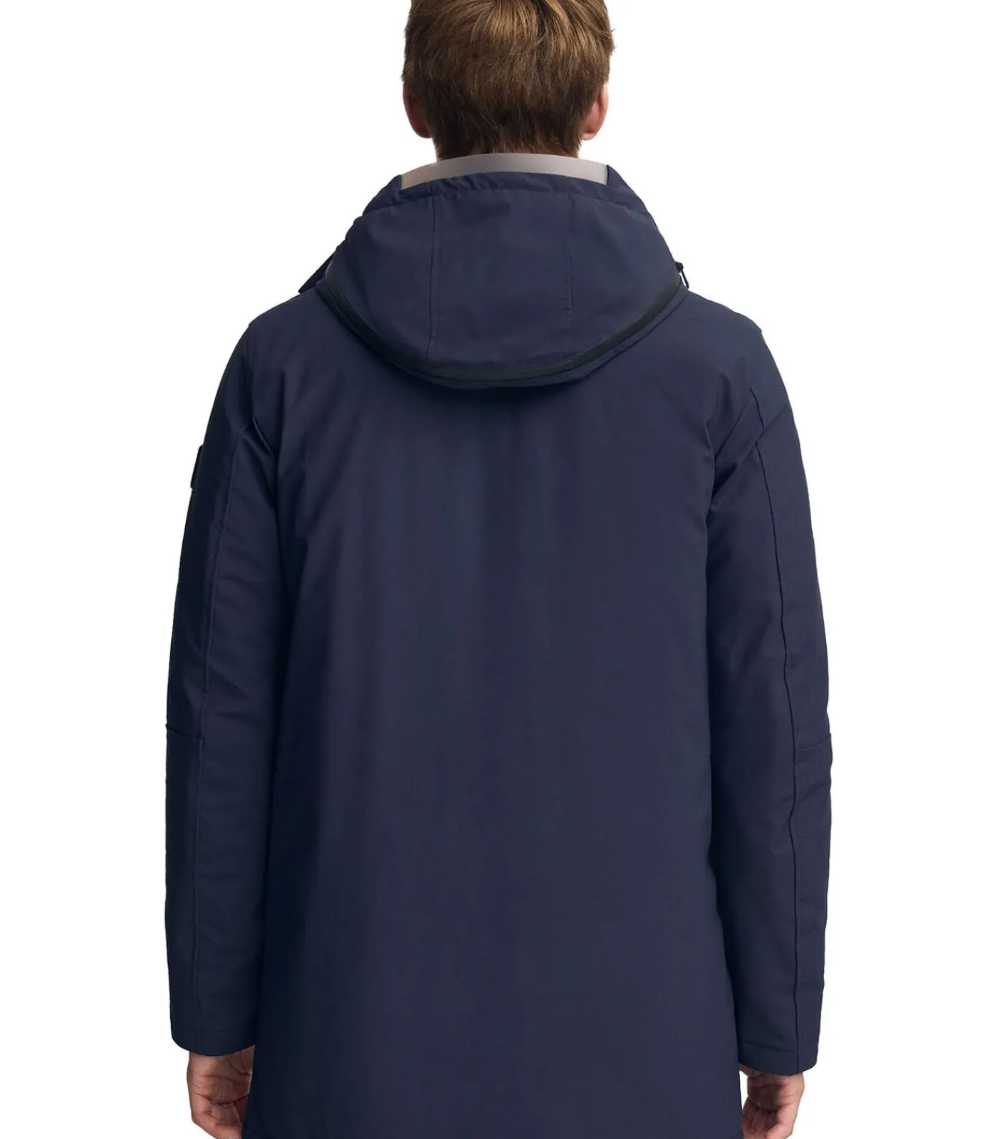 Clearance Marineblauwe jas Voguel met -logo Heren Jassen