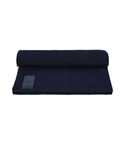 Online Marineblauwe sjaal "Sina" met -details Heren Sjaals