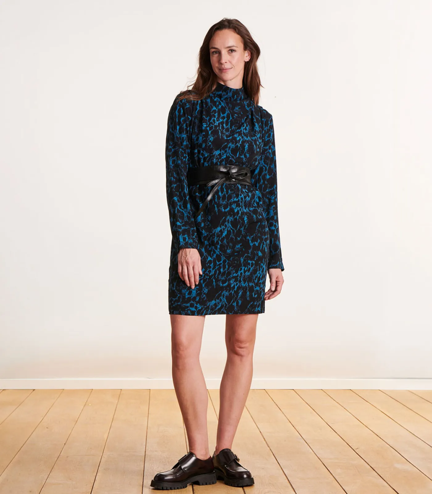 DAMES La Fée Maraboutée Marineblauwe stropdas riem