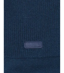 Sale Marineblauwe trui met rits voor heren Heren Truien & Cardigans