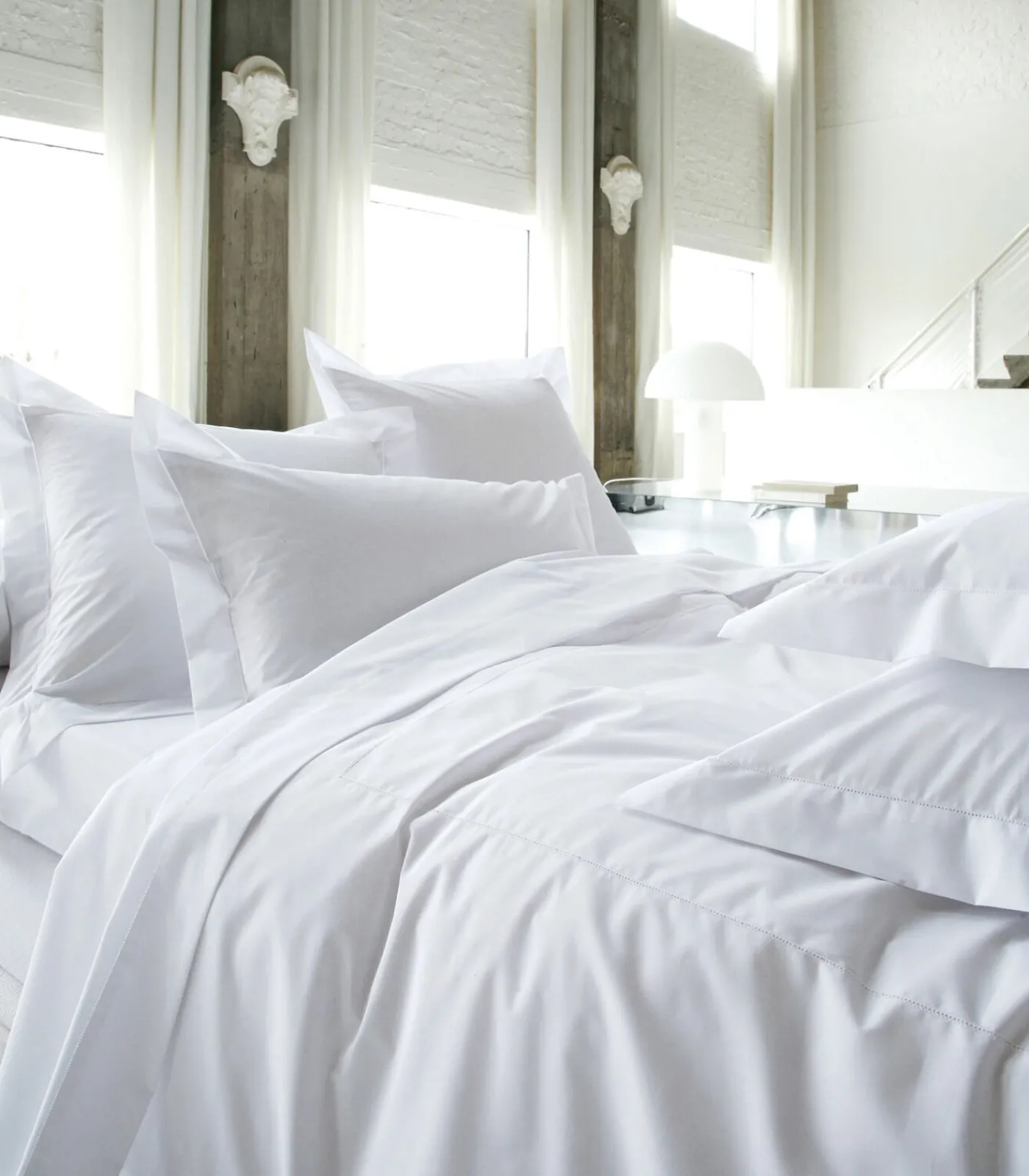 Blanc des Vosges MARQUISE Blanc - Laken Perkaal Katoen