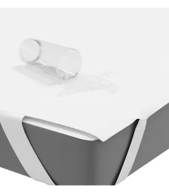 vidaXL Matrasbeschermer waterdicht 90x200 cm wit