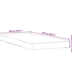 New Matrasbeschermer waterdicht 100x220 cm wit Matrasbeschermer